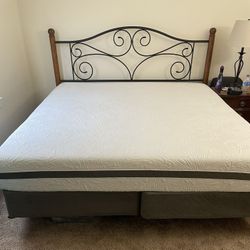 King Headboard, Frame, Bedding 
