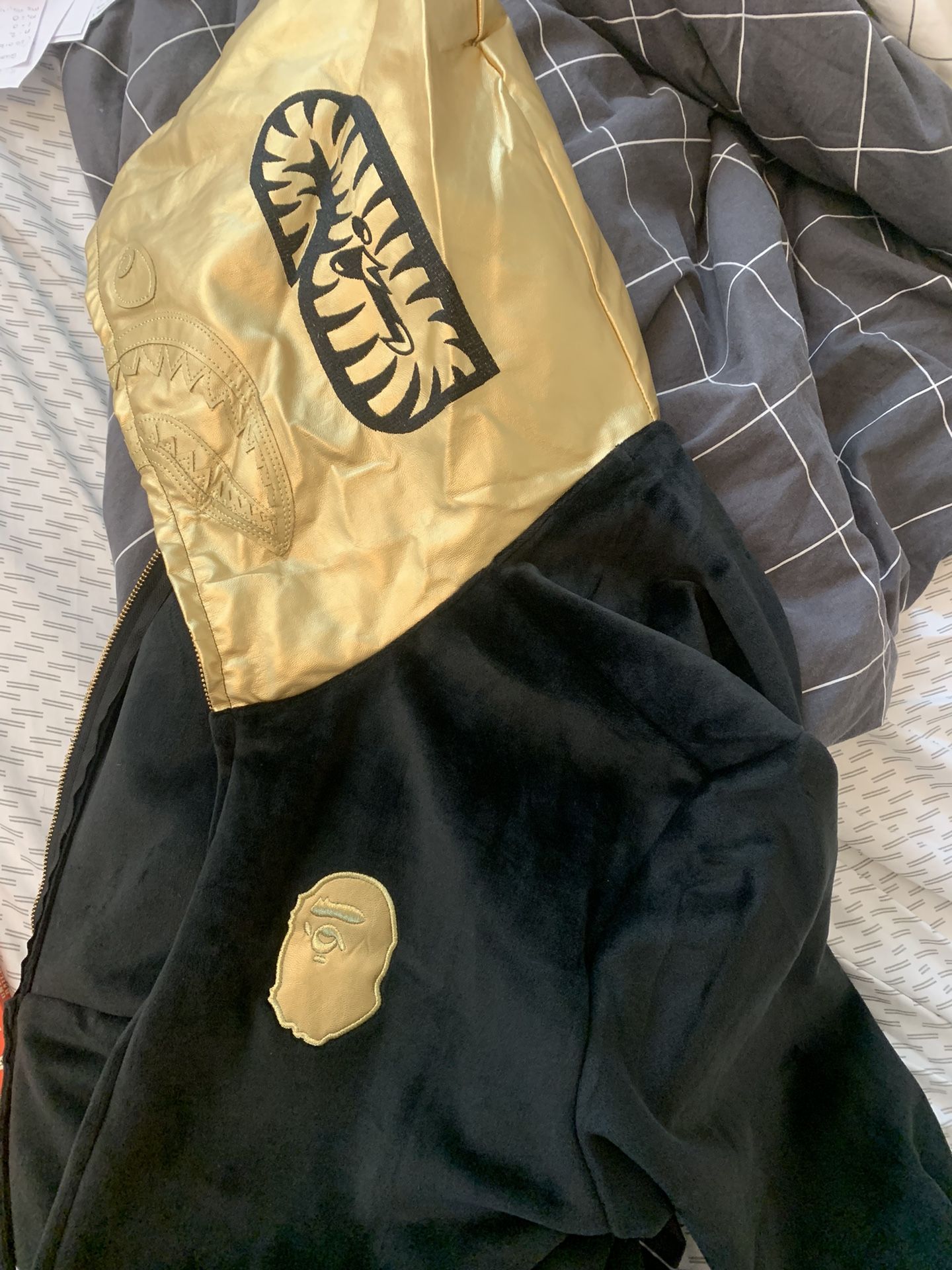 Golden Bape Jacket Men s clothing