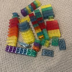 Lego Duplo Compatible Transparent Bricks