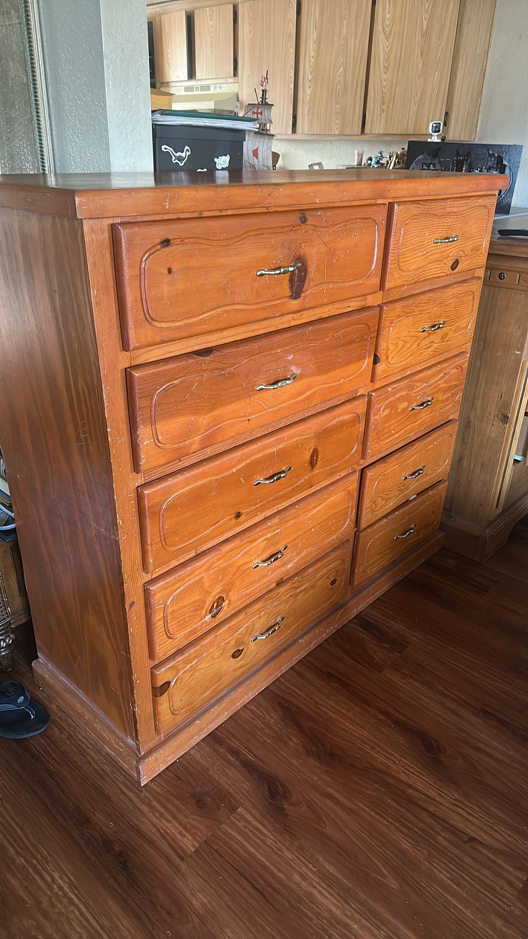 Solid Wood Dresser 