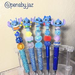 Stitch Beaded Pens 💙