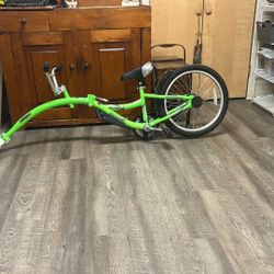 Pull-behind youth Bike Trailer