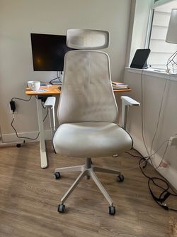 White Ergonomic Office Chair