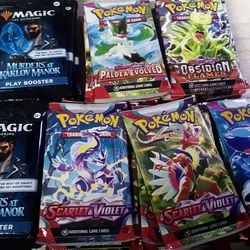 Unopened Pokemon And Magic Packs