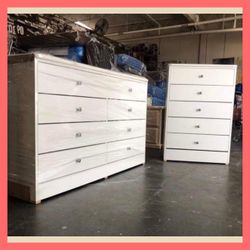 Dresser set / Five and eight drawers dresser