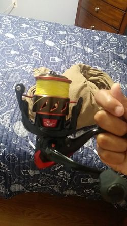 Kastking sharky3 fishing reel spooled with line