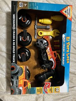 el Toro Loco build crash -rebuild monster jam toy car
