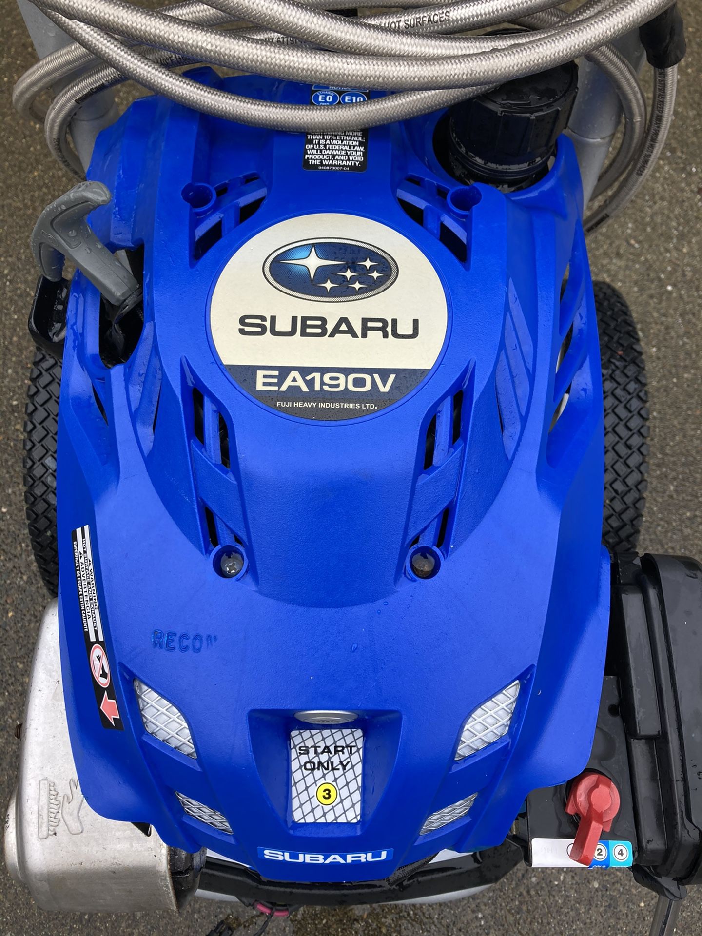 Powerstroke 3100 Psi Gas 2.4 Gpm Subaru Pressure Washer Electric Start