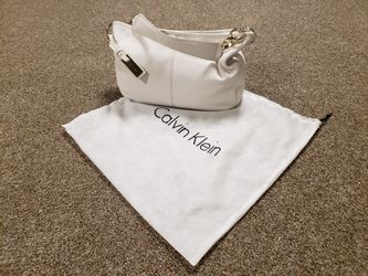 Beautiful New White Leather Purse