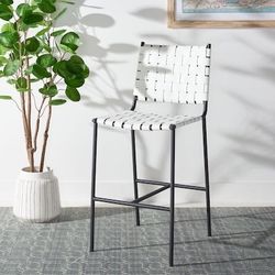 1492 Light gray/black 26.0-inch high metal bar stool 3PCS