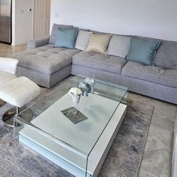 Gray Sectional 