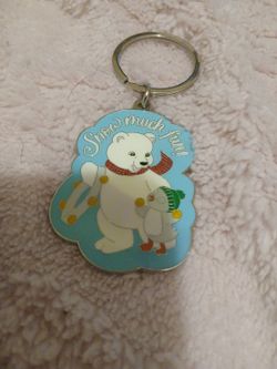 Hallmark Snow  Much Fun Keychain 