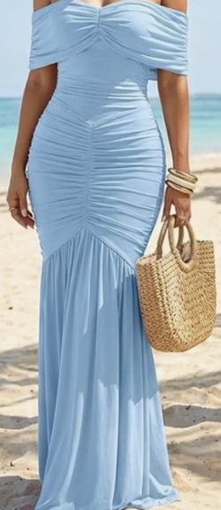 Blue dress