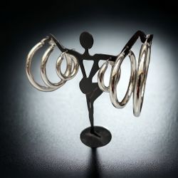 Stainless Steel Earrings Set Of 3 