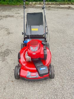 Toro lawnmower AWD start at first pull just been tuned up