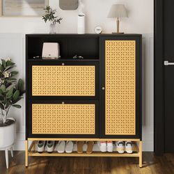  Metal Shoe Cabinet, Shoe Rack Organizer Entryway Cabinet with Storage,Black $99  📍 Warehouse Address: 2745 Boone St Columbia, SC 29204 (Behind DOLLA