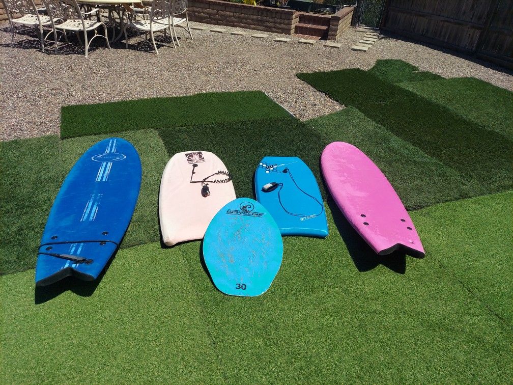 Surfboards Boogie Boards