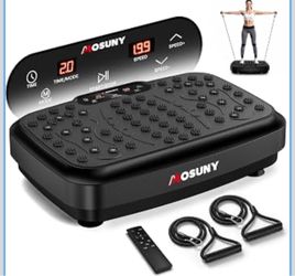 Vibration Plate for Lymphatic Drainage with 7 Modes, Vibration Plate Exercise Machine, Powerful 150W Motor, Speaker with Music, Full Body Workout with