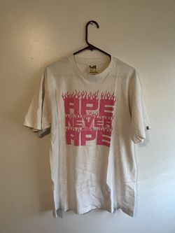white bape t shirt