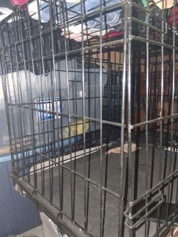 Black Wire Dog Crate