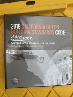2019 California Green Building Standards Code