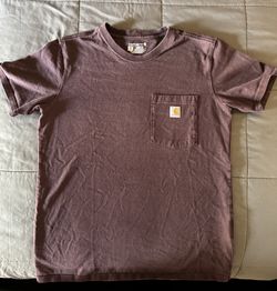 Medium Brown Carhartt Pocket Tee
