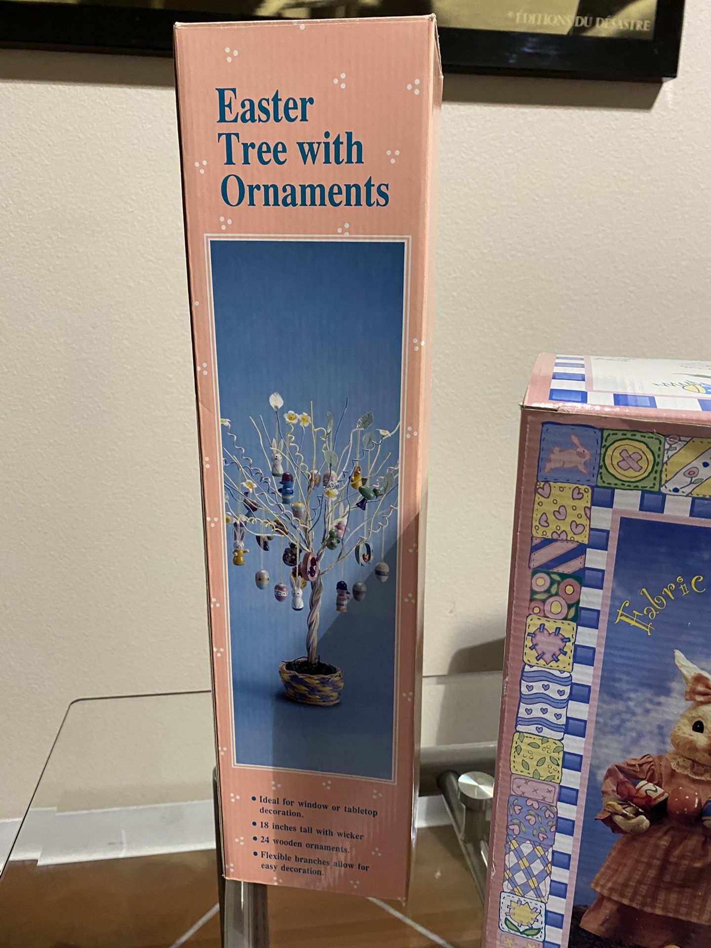 Easter Holiday Tree With Ornaments Living Room Furniture Decoration accessory