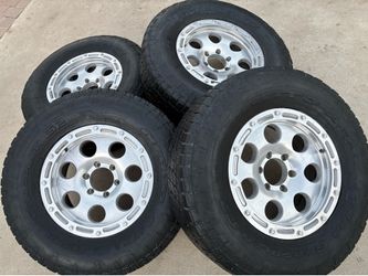 Rims MADE USA ALUMINUM SILVER 6x5.5 - 6x139.7 rines For Sierra Yukon Silverado Tahoe Suburban C10 Avalanche Escalade Bronco 4Runner Tacoma Sequoia Tun