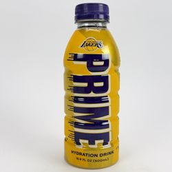 PRIME Lemonade Hydration Drink Los Angeles Lakers Limited Edition 16.9 OZ New