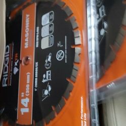 Ridgid 14" Masonry & Concrete Diamond Blades