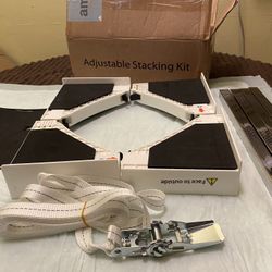 29 inch Stacking Kit for Washer and Dryer, Universal Stacking Kit for Washing Machine and Dryer, Adjustable 29"/28"/27"/26"/25"/24" Stacking Kit with 