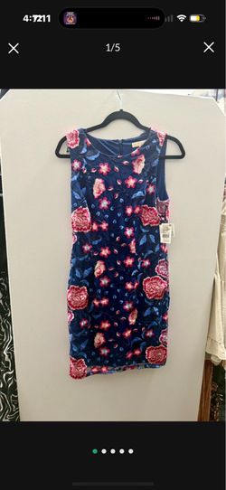 NWT floral embroidery dress