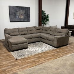 Taupe Sectional Sofa 🚛 Delivery Available
