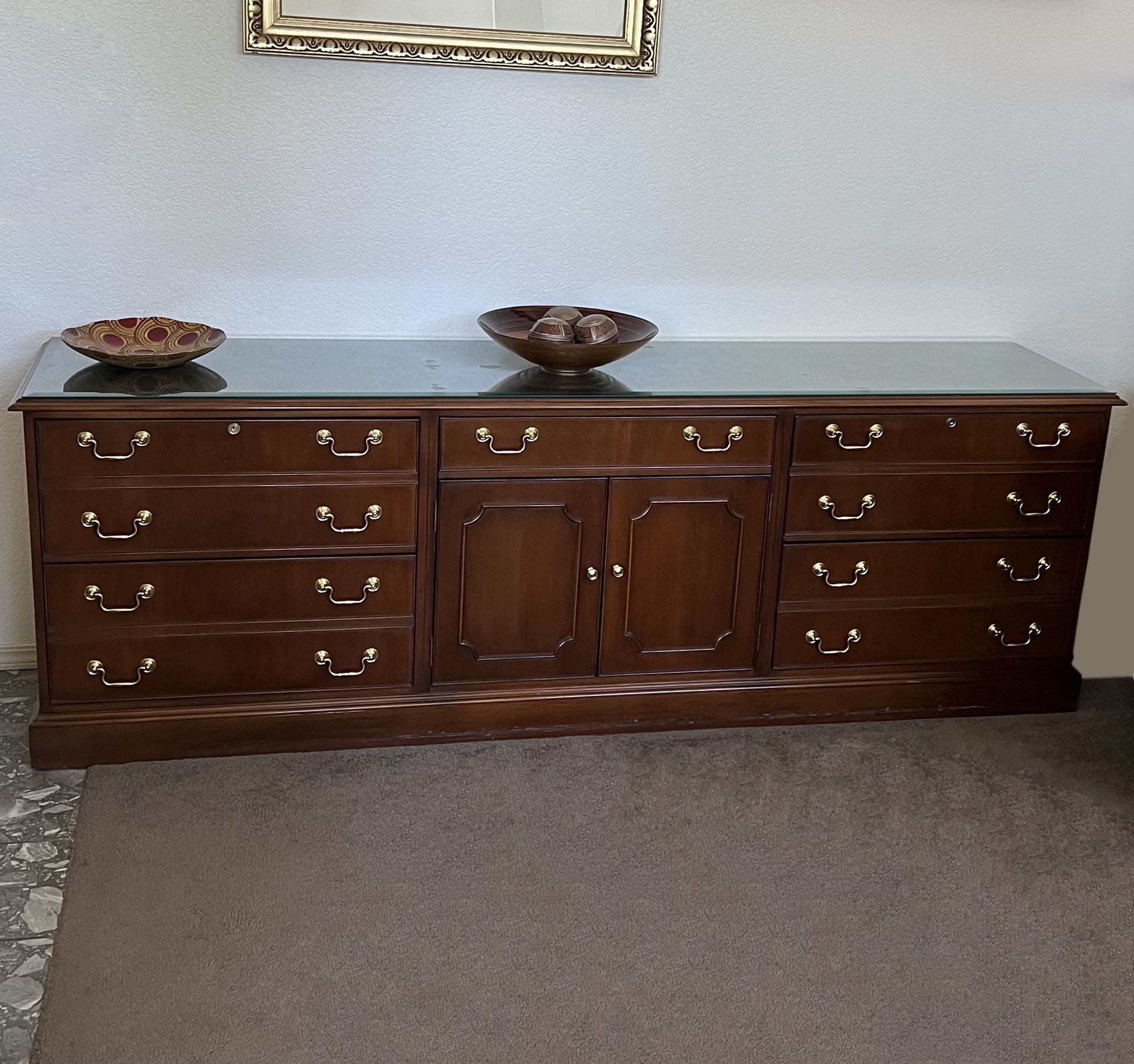 Mahogany Credenza