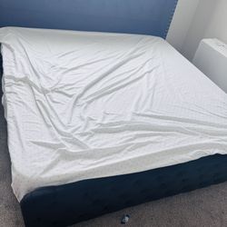 6”King Linen Spa Matters With 4” Mattress Topper(only Mattress)