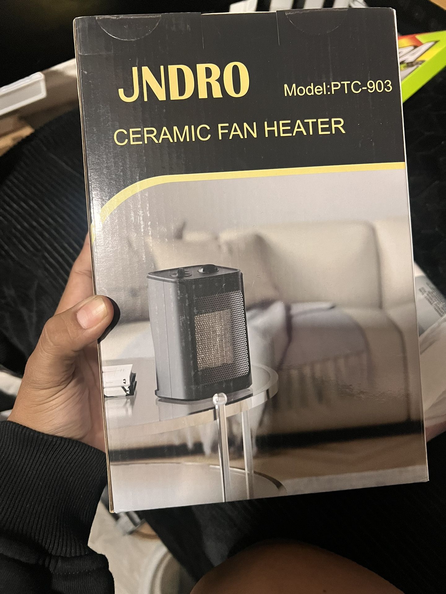 Ceramic Fan Heater, New in Box