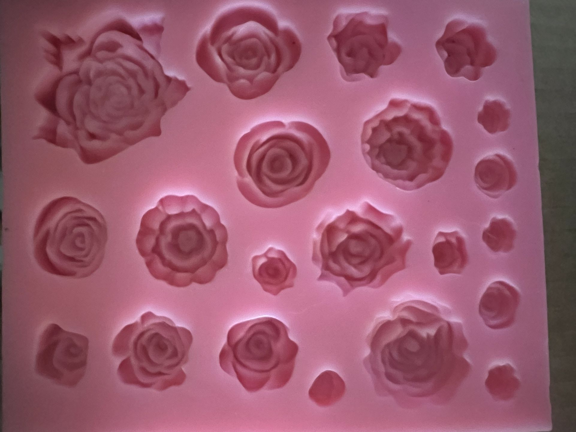 Rose And Leaf Silicone Molds