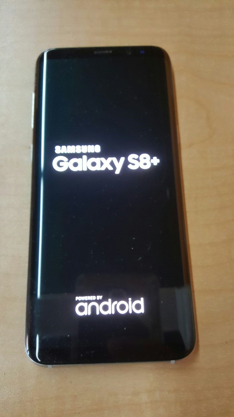 Unlock T-Mobile Samsung S8 Plus 64 gig silver excellent