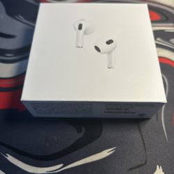 AirPods (3rd Generation) Bluetooth Earbuds with Magsafe Charging Case, White.