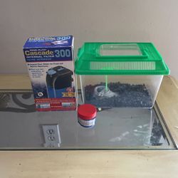 Aquarium + Cascade 300 Internal Filter