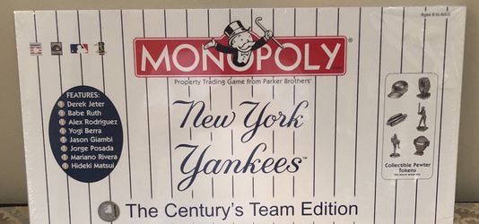 New York Yankees Monopoly Board Game