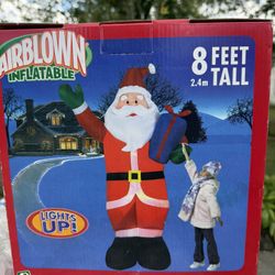2006 - UNOPENED- GEMMY 8’ Inflatable Santa