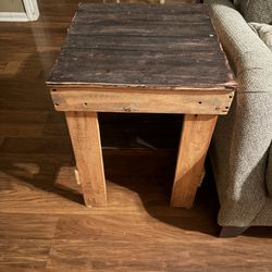 Handmade Woden Side Table (Set of 2)