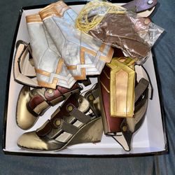 Wonder Woman Boots Costume 