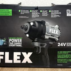 Flex High Torque Impact Wrench Kit 1500 ft-pound with Battery and Charger New In Box