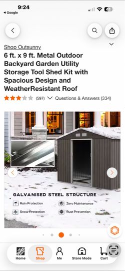 Storage Metal 6x9ft