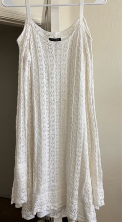 Crochet bell sleeve dress