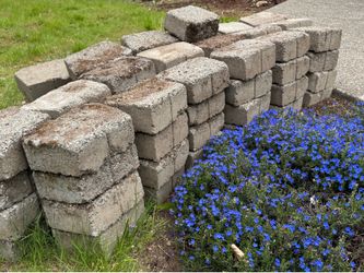 170 retaining wall blocks , 4x11x6 inch