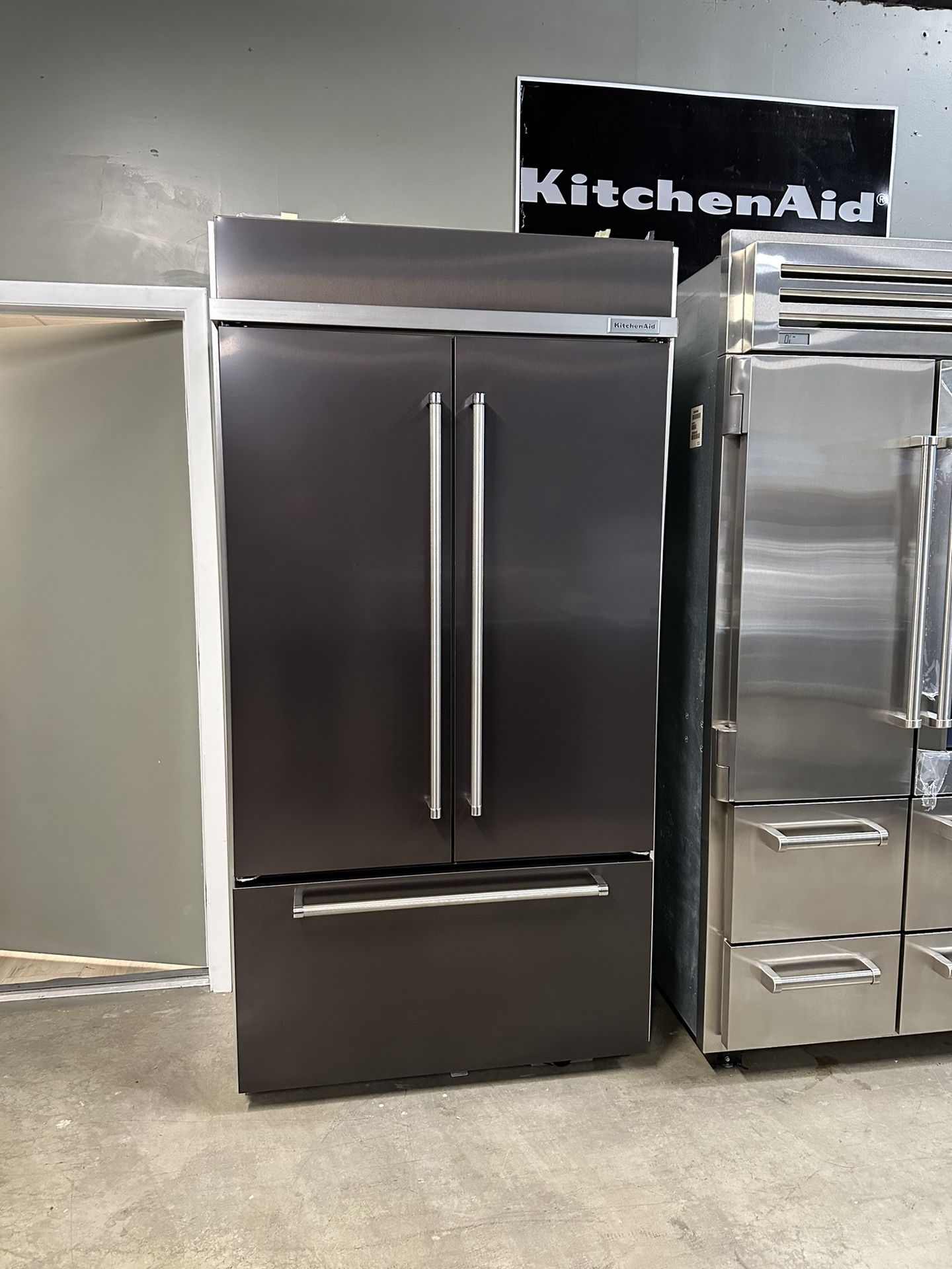 KITCHEN AID 42 inch built in refrigerator 