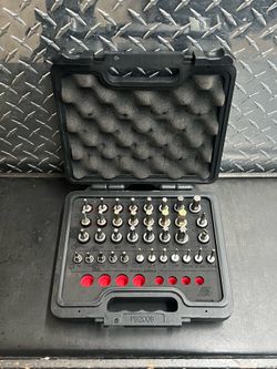 Snap-On Snap On 36pc 1/4” 3/8” Drive Metric MM & SAE Combination Bit Socket Set 236EFSFR